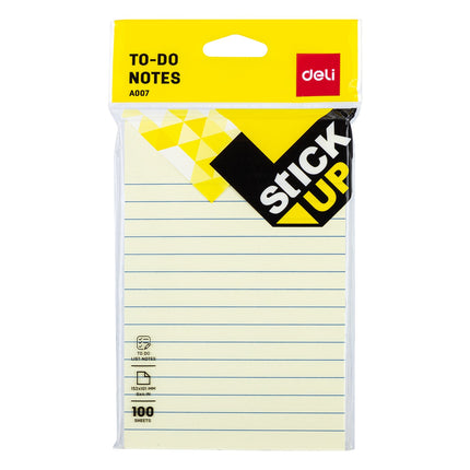 Notas To Do Renglones Deli