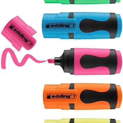 Mini Resaltador Colores Neón x5 | Edding