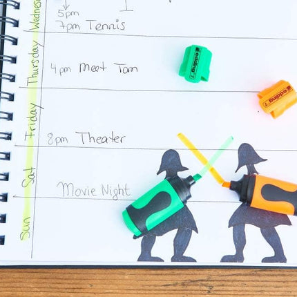 Mini Resaltador Colores Neón x5 | Edding