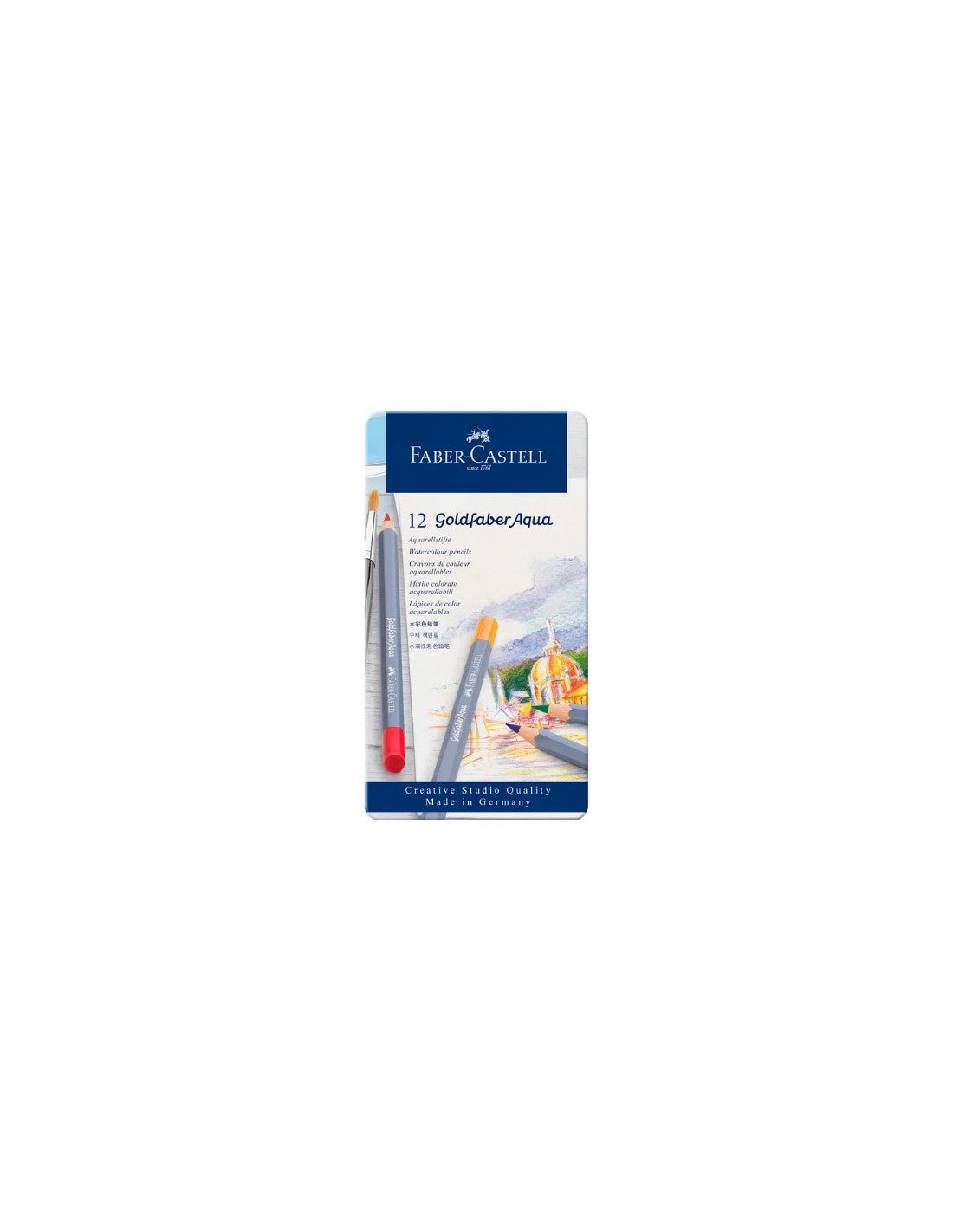 Colores Gold Faber Castell Aquarelle X12