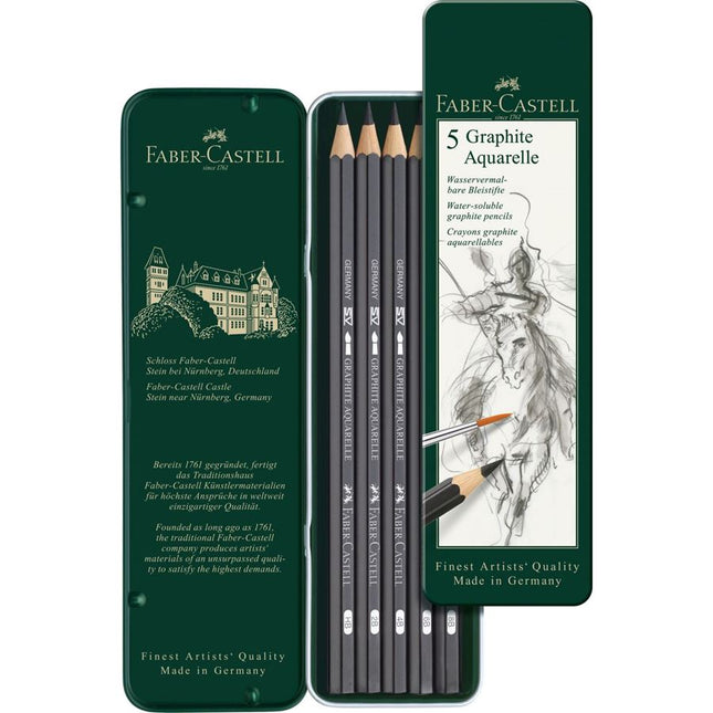 Lápiz Graphite Aquarelle X 5 Lata Ref1178057