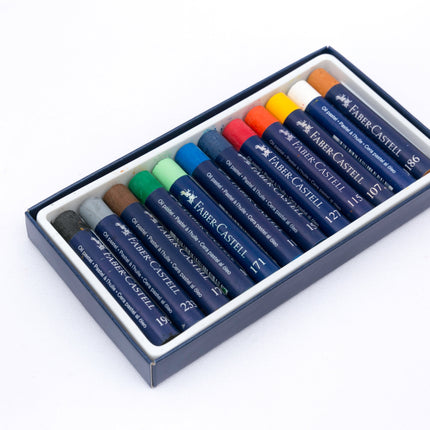 Tiza Pastel Oleo x12 Faber Castell