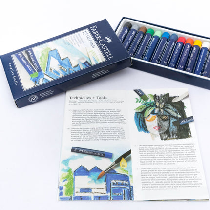 Tiza Pastel Oleo x12 Faber Castell
