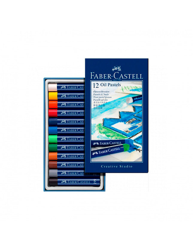 Tiza Pastel Oleo x12 Faber Castell