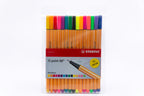 Plumígrafo Point 88 0.4 mm x10 + 5 Neón Stabilo