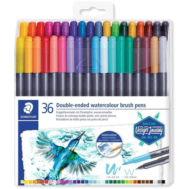 Marcador Doble Punta Acuarelable x36 | Staedtler