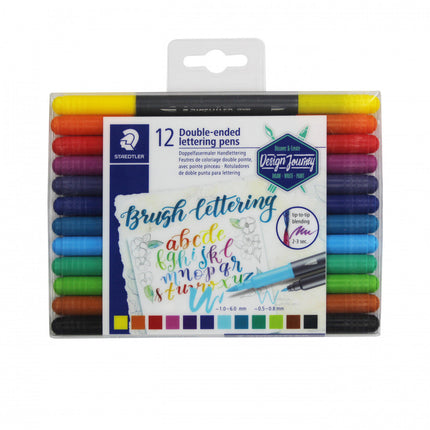 Marcador Doble Punta x12 Staedtler