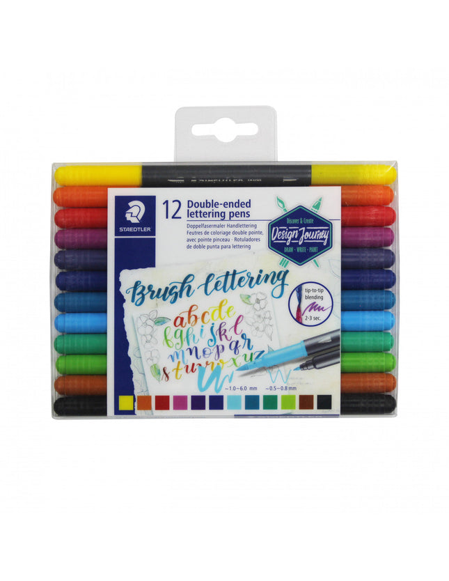 Marcador Doble Punta x12 Staedtler