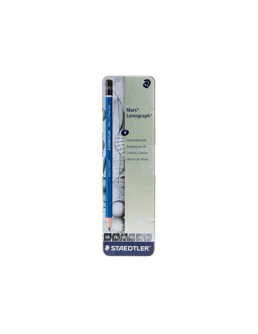 Lápices Staedtler Mars Lumograph x 6