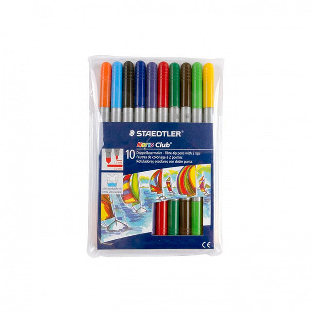 Plumones Noris Doble Punta x10 | Staedtler