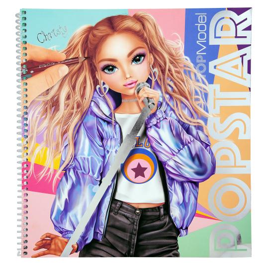 Cuaderno Para Colorear Popstar | Top Model