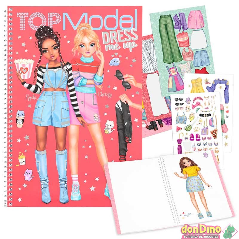 Cuaderno De Stickers Dress Me Up Cutie Star | Top Model
