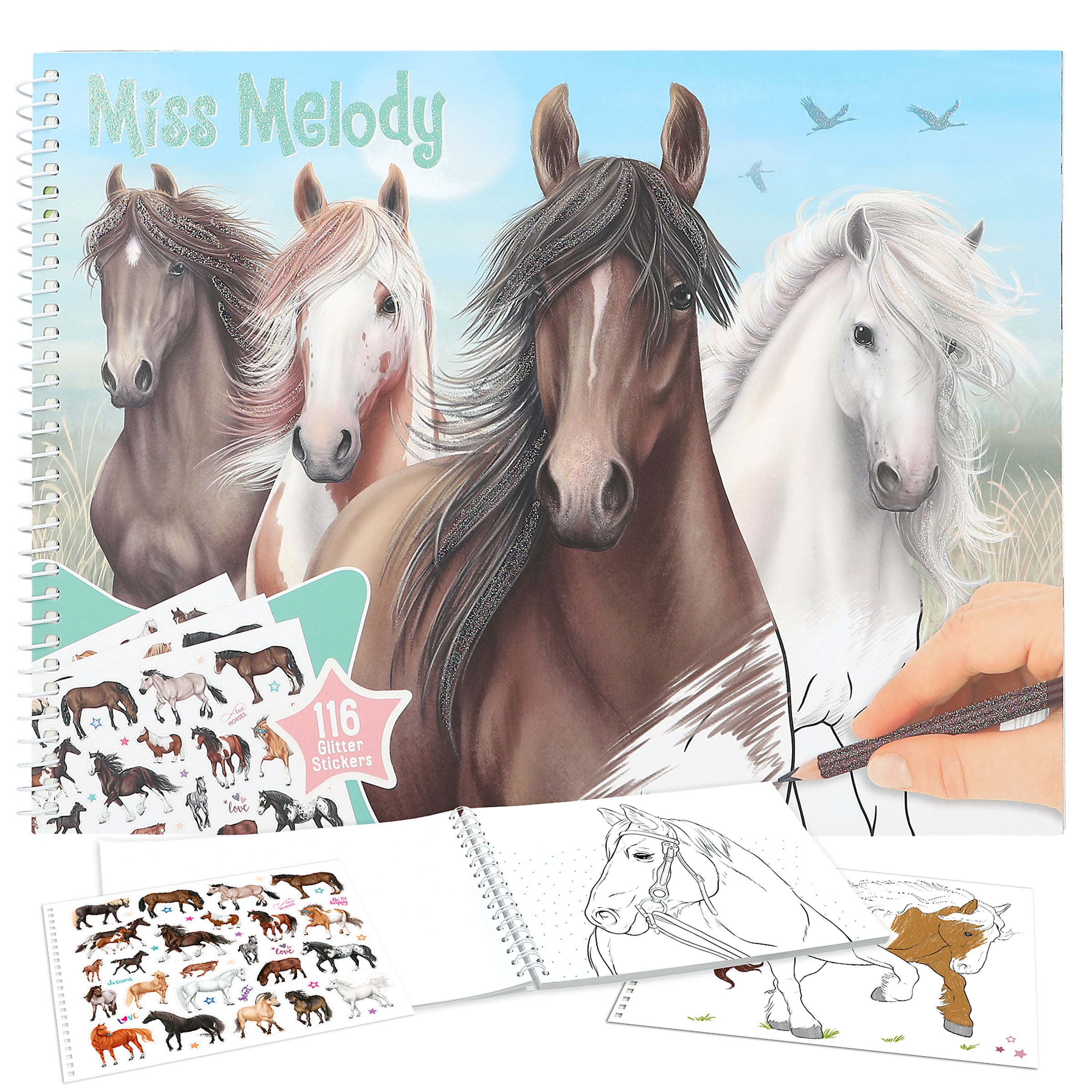 Libro Para Colorear Miss Melody | Top Model