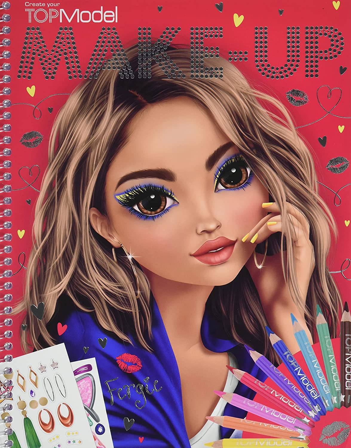 Libro Para Colorear Make Up | Top Model