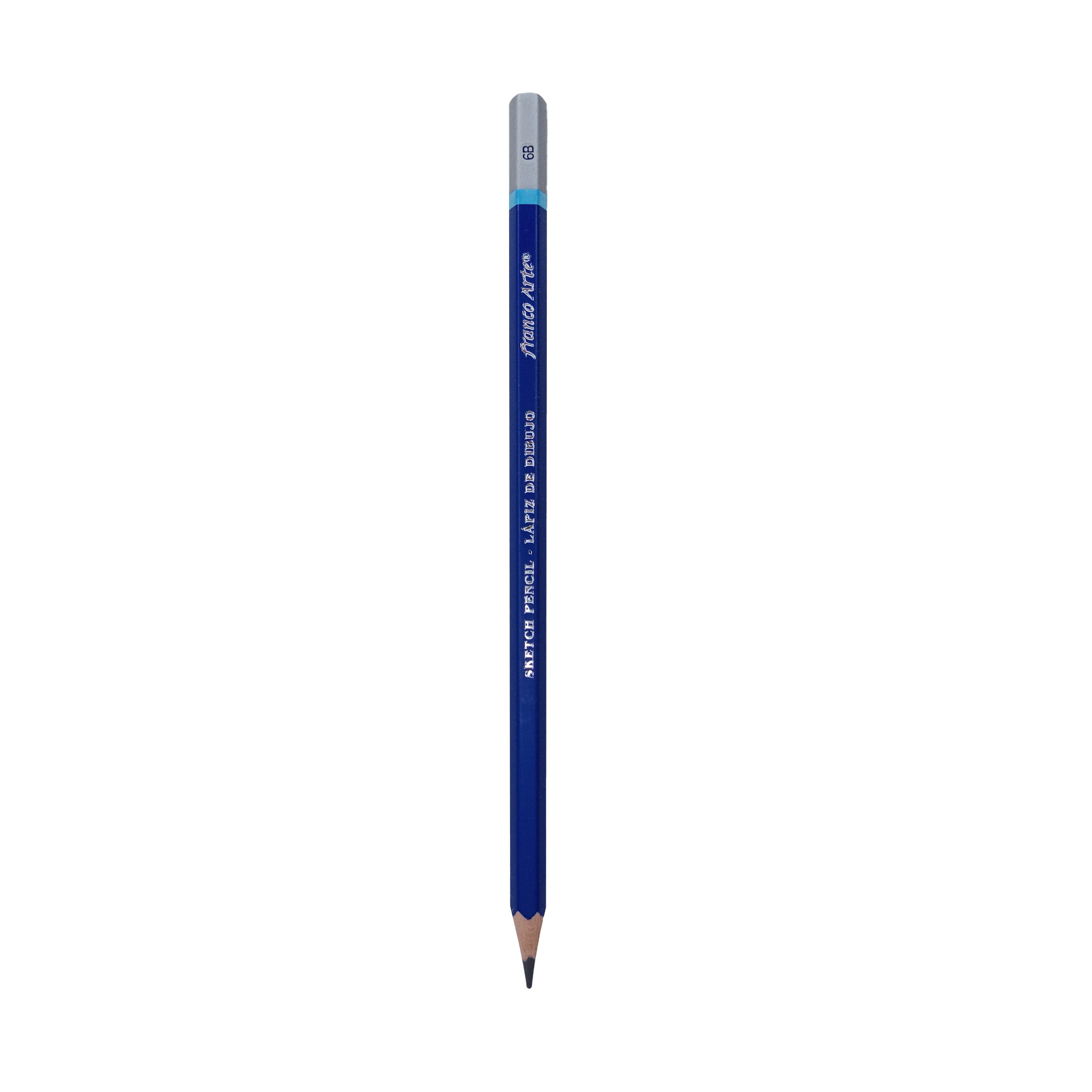 Lápiz De Dibujo 6B Franco Arte