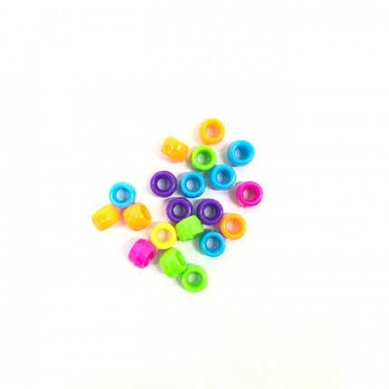 Chaquiras grandes multicolor x 100