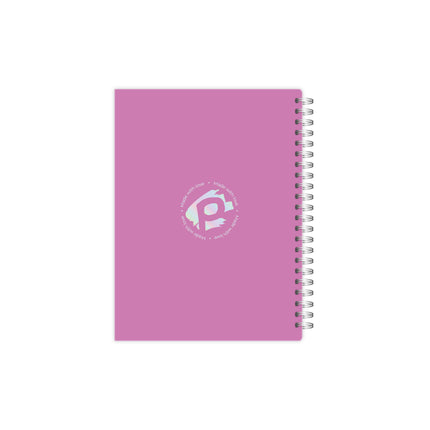 Cuaderno Argollado 5 Materias Mediano Rosa | Pinzell