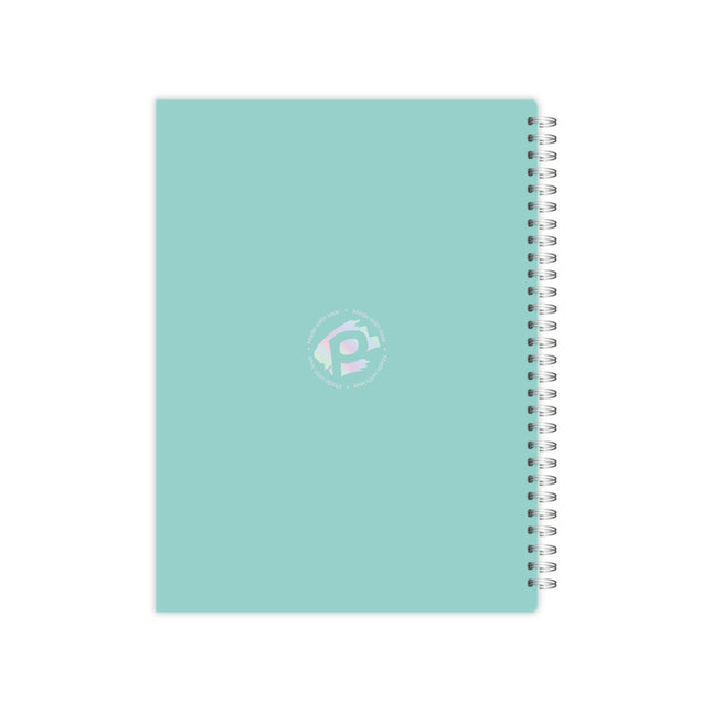 Cuaderno Argollado 5 Materias Grande Agua Marino | Pinzell