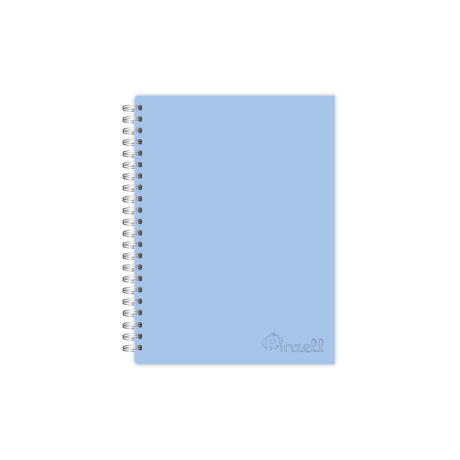 Cuaderno Argollado 5 Materias Mediano Azul Pastel | Pinzell