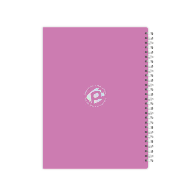 Cuaderno Argollado 5 Materias Grande Rosa | Pinzell