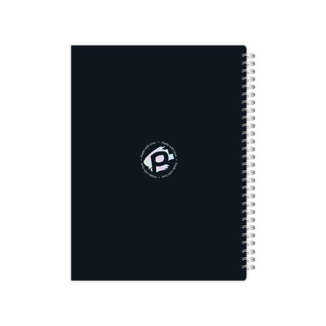 Cuaderno Argollado 5 Materias Grande Negro | Pinzell