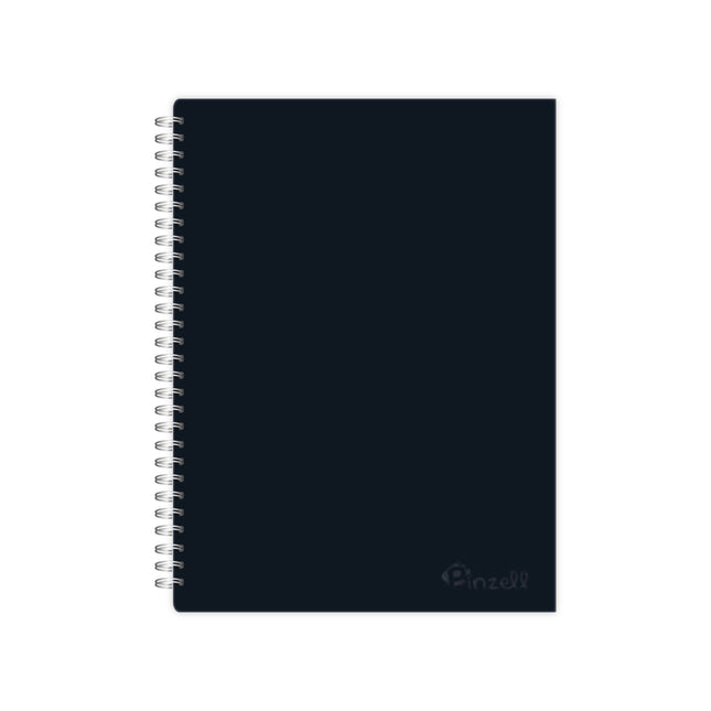 Cuaderno Argollado 5 Materias Grande Negro | Pinzell