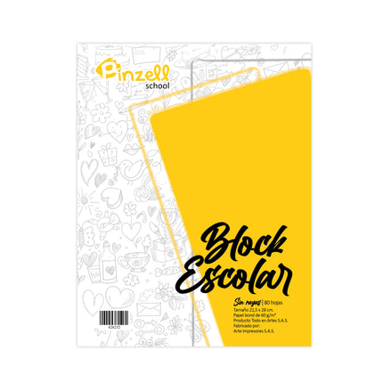 Block Carta Blanco 80 Hojas Pinzell