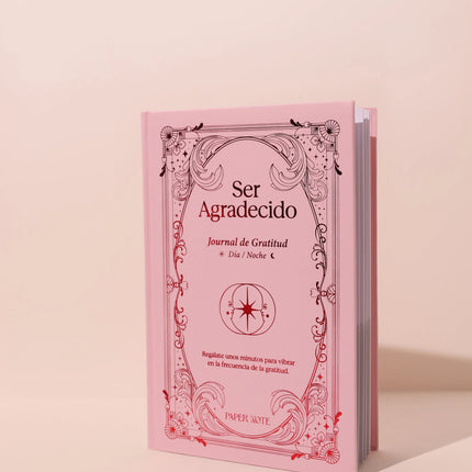 Diario Ser Agradecido Rosa - Paper Note