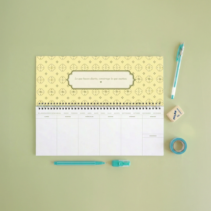 Planner Semanal Garden - Paper Note