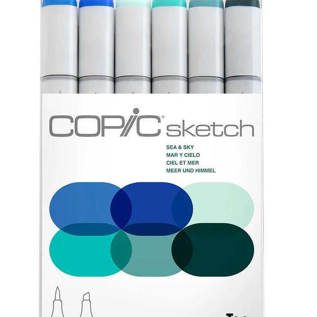 Marcador Color Set Sea And Sky x6 | Copic