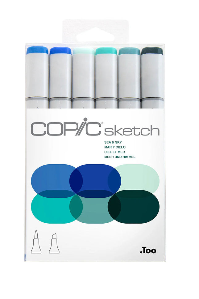 Marcador Color Set Sea And Sky x6 | Copic