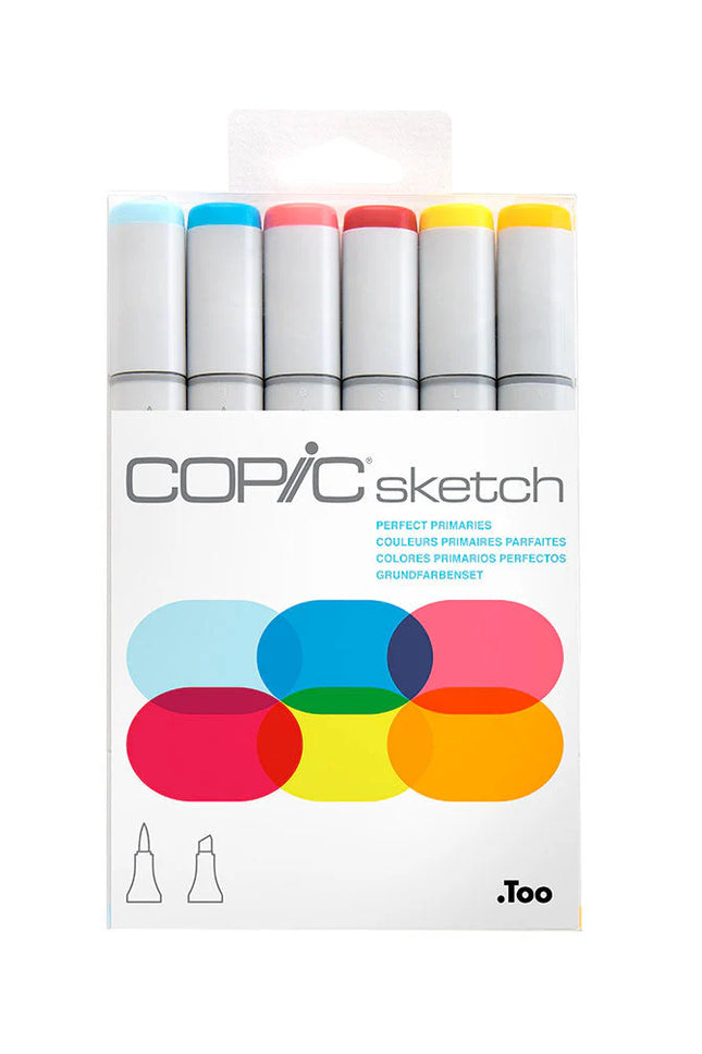 Marcador Color Set Perfect Primaries x6 | Copic