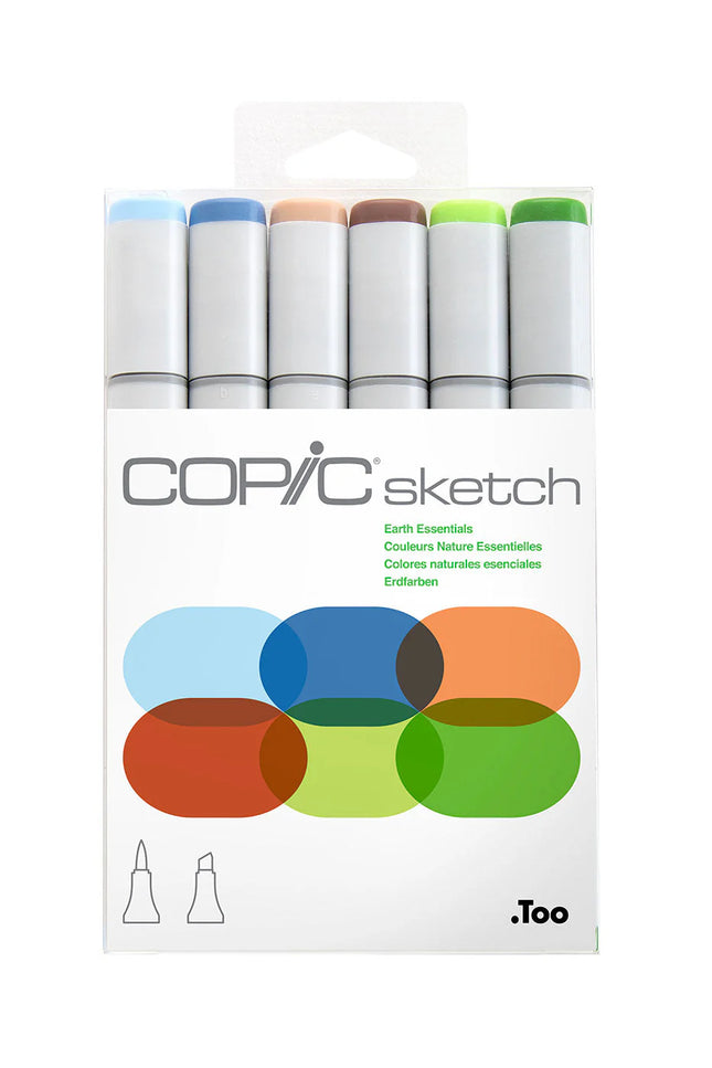Marcador Color Set Earth Essentials x6 | Copic