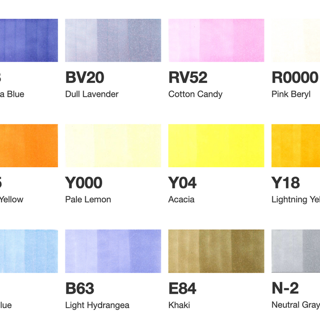 Marcador Color Set Copic Sketch Manga x24 | Copic
