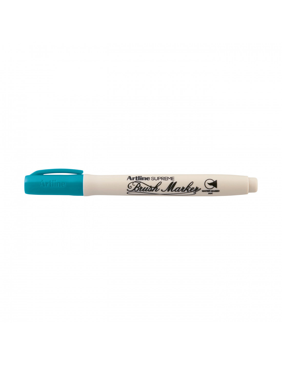Marcador Artline Supreme punta pincel turquesa