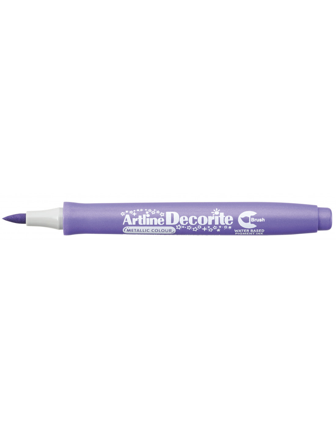 Marcador Punta Pincel ArtLine Decorite Purpura metalizado