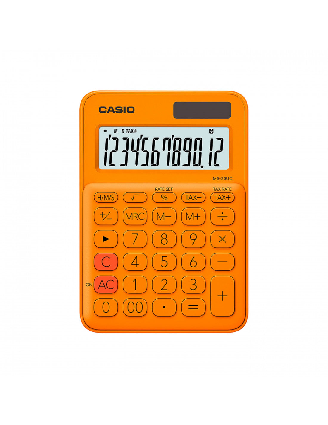 Calculadora de mesa Casio amarillo pastel MS-20UC-RG