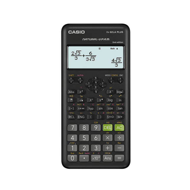 Calculadora Científica Negra FX-82LAPLUS Casio