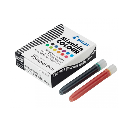 Repuesto Pluma Caligrafica Parallel Pen Surtido X12 Pilot