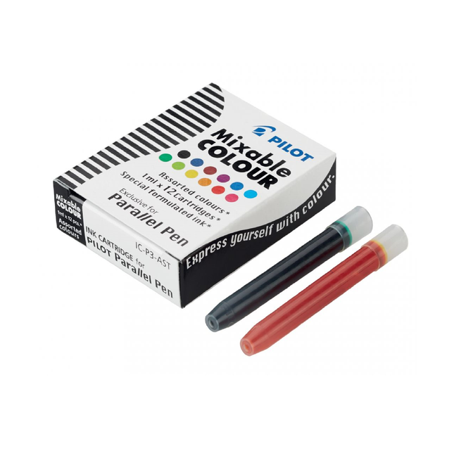 Repuesto Pluma Caligrafica Parallel Pen Surtido X12 Pilot