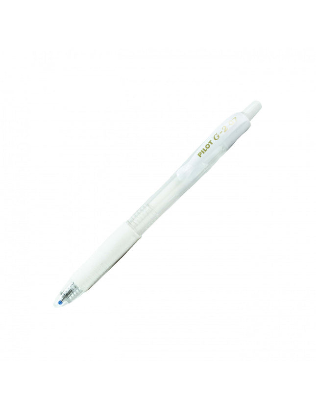 Boligrafo Tinta Gel Retractil 0.7 Mm Tinta Blanca Pilot