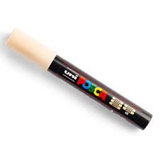 Marcador Acrilico 2.5 Mm Beige Posca