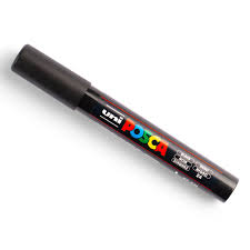 Marcador Acrilico 5.5 Mm Negro Posca