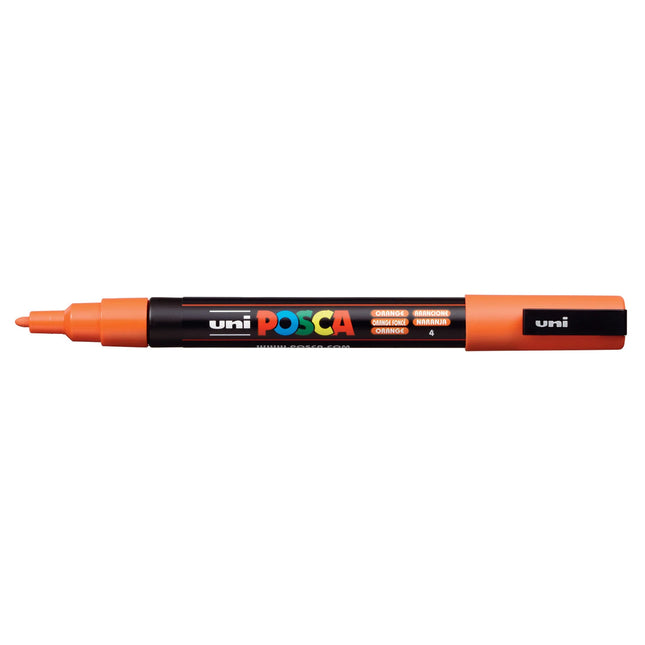 Marcador Posca Naranja Punta Fina