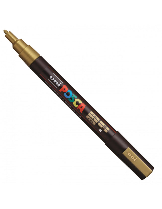Marcador Acrilico 1.3 Mm Dorado Posca