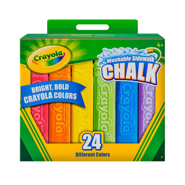 Tizas Gigantes de Colores Crayola x24 – Para Pintar al Aire Libre