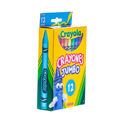 Crayones Jumbo Crayola x12 – Gruesos y Fáciles de Sostener