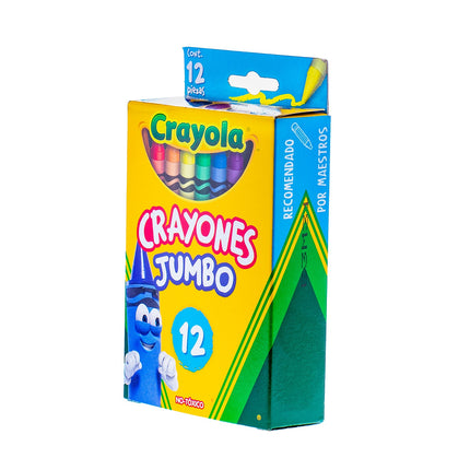 Crayones Jumbo Crayola x12 – Gruesos y Fáciles de Sostener