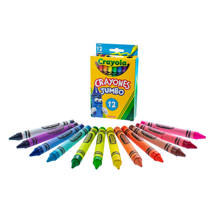 Crayones Jumbo Crayola x12 – Gruesos y Fáciles de Sostener