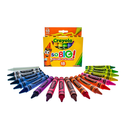 Crayones Extra Jumbo Crayola x18 – Para Manos Pequeñas